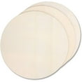 thumbnail image 1 of 3 Pack Unfinished Wood Cutouts 12" Diameter, 0.2" Thick Wooden Round Circle Shape Wood Craft Natural Rustic Laser Cut Out Wood Pieces for Crafts Paintable Home Decoration DIY Supplies Party, 1 of 6