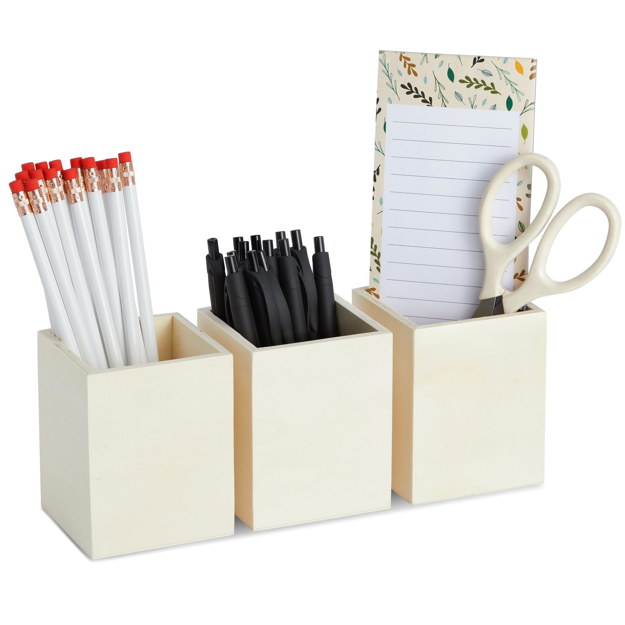 Acrylic Pen Book Document Pencil Storage Holder Desktop Organizer Case  School Office Stationery Cosmetics Marker Storage Box