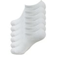 thumbnail image 1 of 3-Pack Unisex Cotton Athletic Running Low-Cut Cushioned Socks 10-13, White, 1 of 1