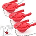 thumbnail image 1 of 3 Pack Universal Water-Saving Valve Toilet Flapper 3 Inch Replacement Kit, 1 of 8