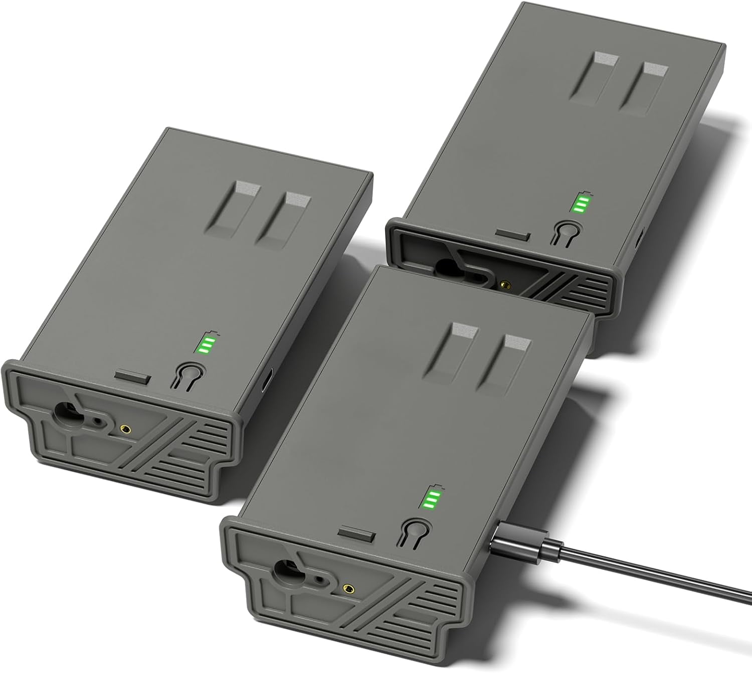 3 Pack Upgraded Battery Compatible with Reveal Hunting Trail Camera Ultra, X Gen 3.0, Pro 3.0, X, X Pro, X Gen 2.0, XB, SK, Upgraded Solar Charge