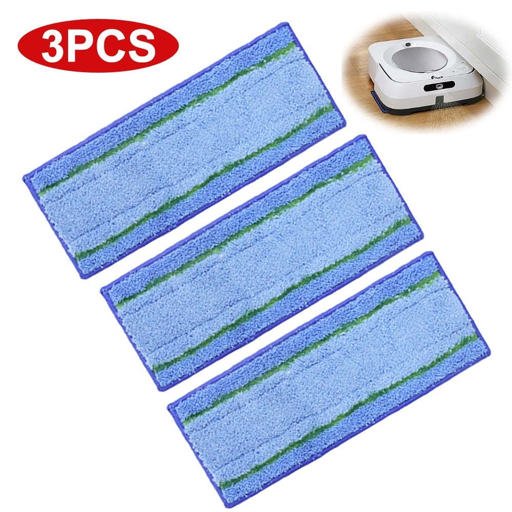 3 Pack Mop Pad Accessories for iRobot Braava Jet m6 Series Ultimate