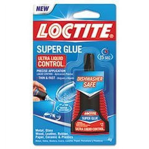 Loctite Liquid Super Glue - Clear, 3 Pack, 0.14 oz Each