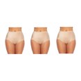 thumbnail image 1 of 3 Pack - Vanity Fair Womens Smoothing Comfort Brief Style-13270, Damask Neutral, Size 9, 1 of 2