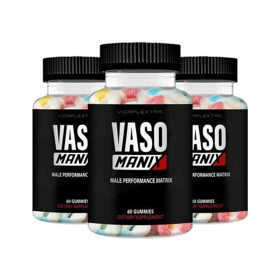 (3 Pack) Vaso Manix - Vaso Manix Gummies