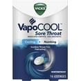thumbnail image 1 of 3 Pack - Vicks VapoCool Sore Throat Lozenges, Winterfrost, 16 Count, 1 of 1