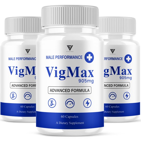 (3 Pack) Vigmax Male Capsules, VigMax Health Support (180 Capsules)