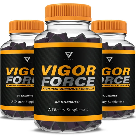 (3 Pack) Vigor Force Gummies, VigorForce Maximum Performance (3 Month Supply)