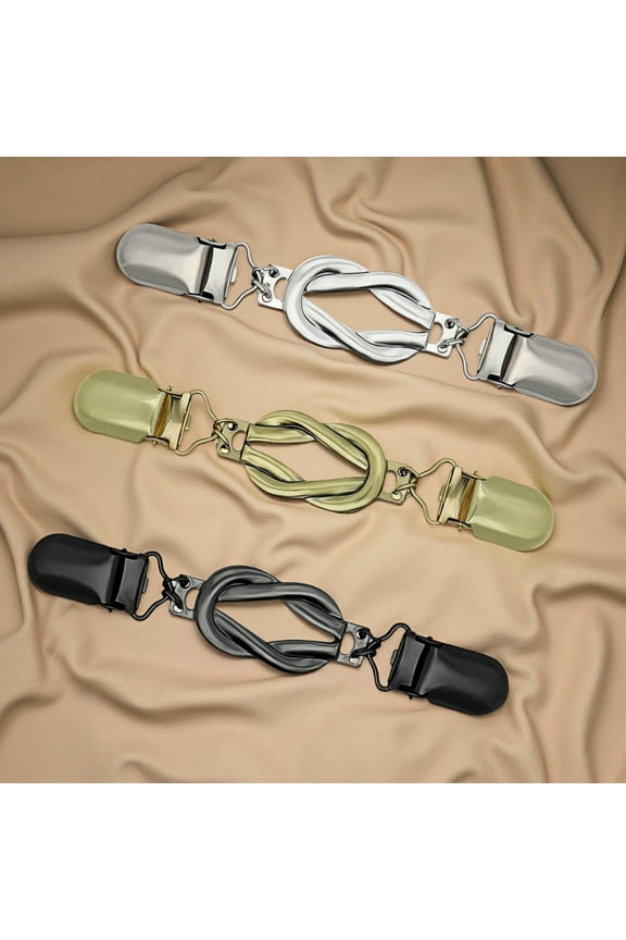 3 Pack Vintage Waist Cinch Clip for Shirts - Adjustable Sweater & Dress Clips for Women, Back Cinch Clip