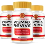 3 Pack VisMax Revive Advanced Overall Vision & Wellness Support 180 Capsules