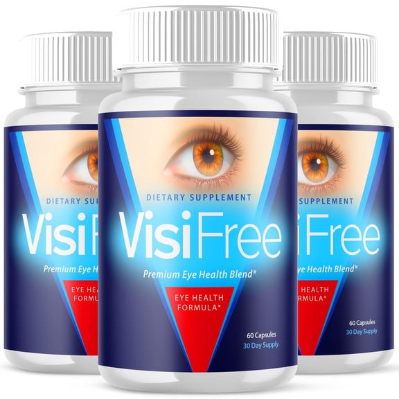 (3 Pack) VisiFree - Revolutionary Advanced Vision Matrix Formula - Supports Healthy Vision - Dietary Supplement for Eyes Sight - 180 Capsules