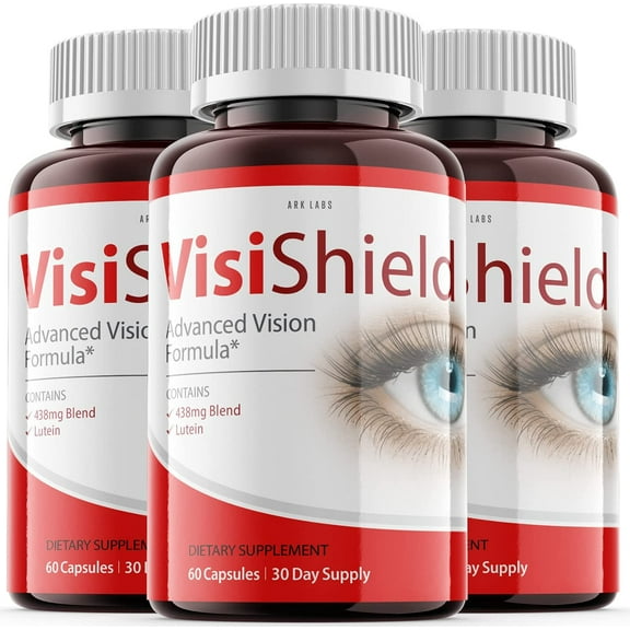(3 Pack) VisiShield - New Advanced Revolutionary Vision Matrix Formula - Supports Healthy Vision - Supplement for Eyes Sight - 180 Capsules