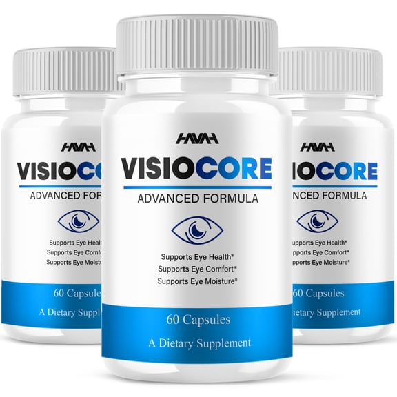 (3 Pack) VisioCore Eye Health Support, Visio Core Supplement (180 Capsules)