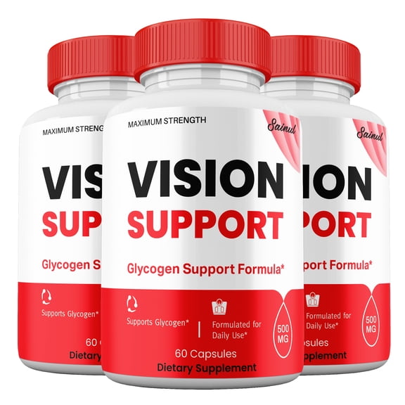 (3 Pack) Vision Support Capsules, All Natural Supplement, Vision Support Optimizer Pills Premium Ingredients Max Strength