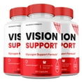 thumbnail image 1 of (3 Pack) Vision Support Capsules, Vision Support Pills Blood Support Supplement Maximum Strength All Natural, 30 Day Supply, 1 of 5
