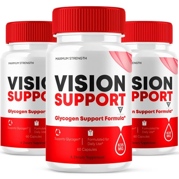 (3 Pack) Vision Support Capsules, VisionSupport Sight Support (180 Capsules)