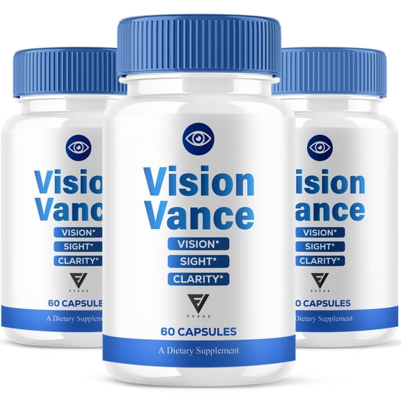 (3 Pack) Vision Vance Capsules, Vision Vans Eye Care Supplement (180 Capsules)