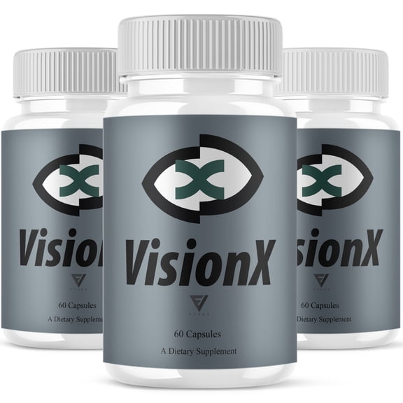 (3 Pack) VisionX Advanced Eye Health Support, Vision X Supplement (180 Capsules)
