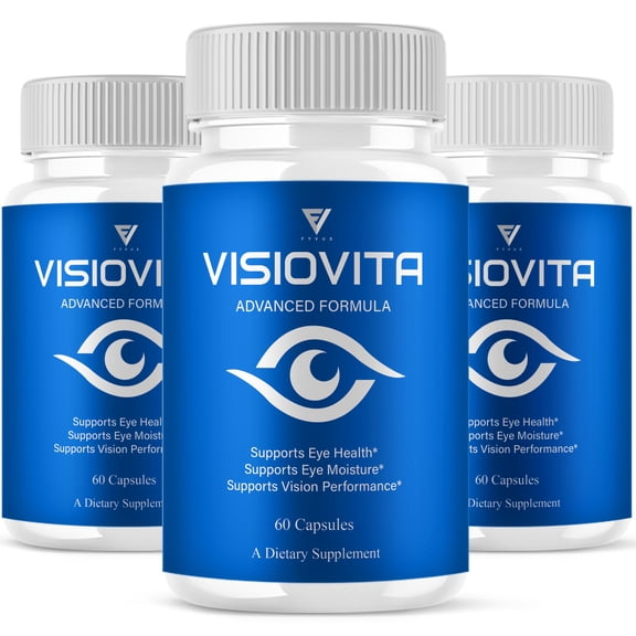 (3 Pack) Visiovita Advanced Formula, Vision Vita Eye Care Support (180 Capsules)