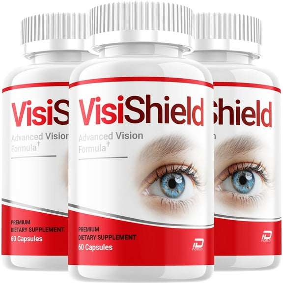 3 Pack Visishield Advanced Vision Formula for Eyes 180 Capsules