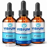3 Pack Visium Care Drops   Daily Eye Care Formula with Original Blend to Support Visual Wellness, Eye Comfort & Healthy Vision |Easy-to-Use Liquid for Everyday Use 90 Servings