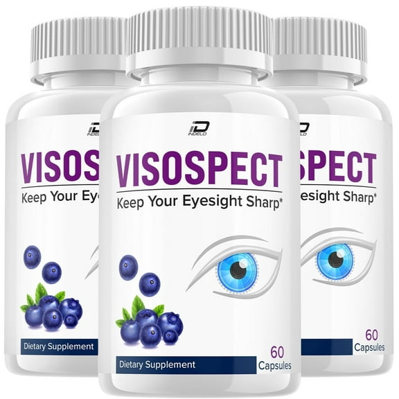 (3 Pack) Visospect Plus Eye Support Supplement - Visospect Plus Capsules, Eye Vitamins 20/20 Healthy Vision, Viso spect Plus Eye Health Multivitamin, Visospect Plus Pills Reviews (180 Capsules)