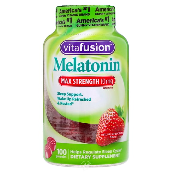 (3 Pack) Vitafusion Goodness Max Strength Melatonin 10 Mg 100Sg