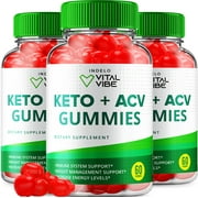 (3 Pack) Vital Vibe Keto Gummies - Vital Vibe Keto ACV Gummies for Advanced Weight Loss, Keto + ACV Gummy, Vital Vibe Maximum Strength, 1000mg, VitalVibe Gummies (180 Gummies)