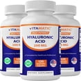 thumbnail image 1 of Vitamatic Hyaluronic Acid 200 mg Capsules 3 Pack 120 Count, 1 of 10