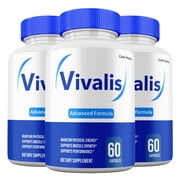 3 Pack Vivalis, Maximum Strength Vivalis Pills High Potency Formula Peak Performance for Men 3 Month Supply
