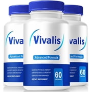 3 Pack Vivalis Pills   Official Vivalis All-Natural Vitamin for Physical Health & Overall Well-Being, Premium Pills for Energy, Vitality & Wellness Support, Reviews 180 Capsules