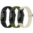 thumbnail image 1 of 3 Pack Vodtian Elastic Bands Compatible with Fitbit Inspire 3/Inspire 2/Inspire/Inspire HR/Ace 2/Ace 3, Soft Nylon Adjustable Wristband for Women Man, 1 of 7
