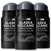 3-Pack Volcano Mask Stick, Deep Cleansing, Pore Minimizing, Oil Control, Blackhead Care, Non Drying, Volcano Clay Stick Mask, Mud Facial Mask
