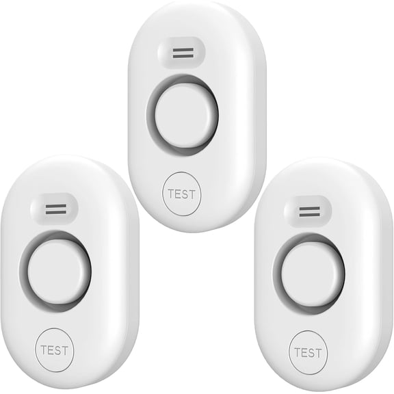 3 Pack WD61 Water Leak Detector for , Support Pair with W13 WiFi Gateway (Sold Separately) for App Alert, Water Flood/Drip Sensor for Basement/Kitchen/Bathroom/Laundry Room,Sink/Pipe