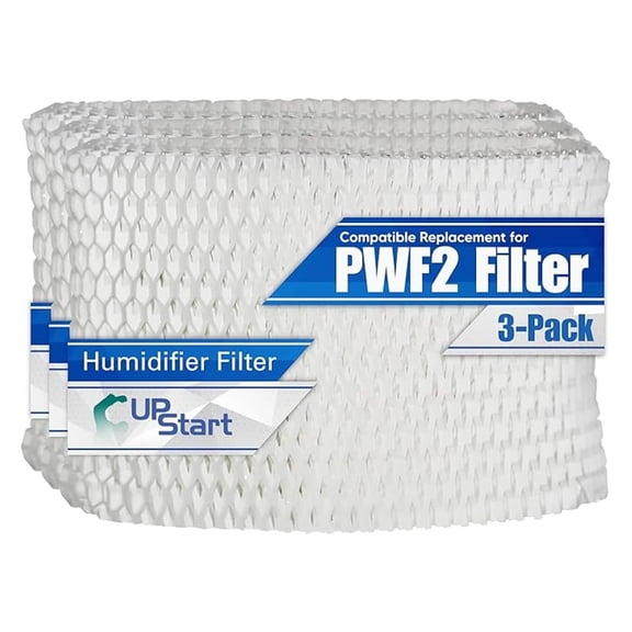 3-Pack WF2 Filter Fits Protec PWF2 Replacement Wicking Filter For Humidifier VEV400 - Compatible with Vick Humidifier Filters Model PWF2