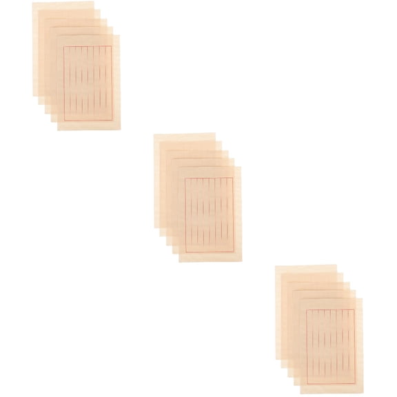 LABSERRON Beige Practice Paper for Brush and Pen Writing, Versatile Sheets for Beginners and Artists
