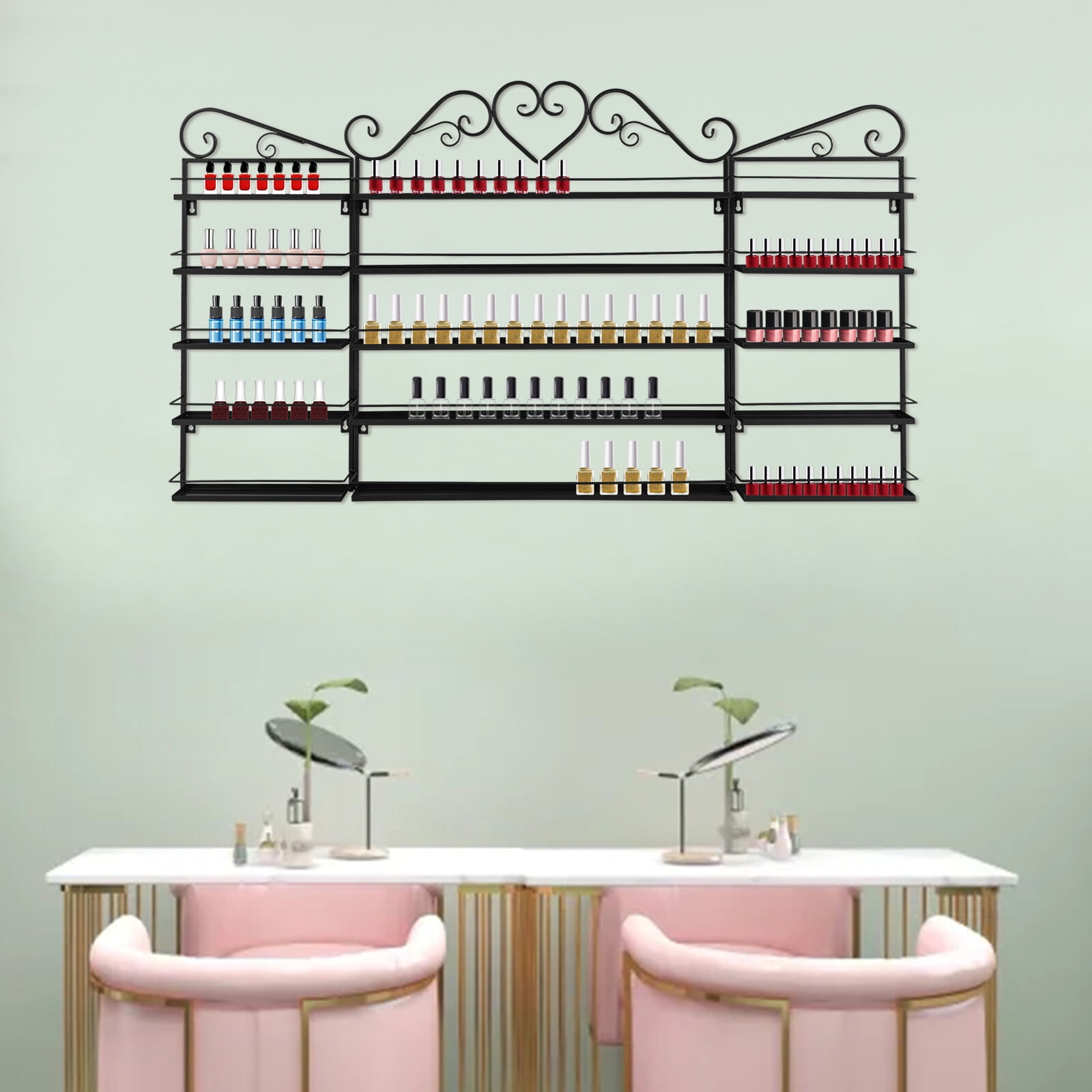 Wall Mounted Nail Polish Racknull