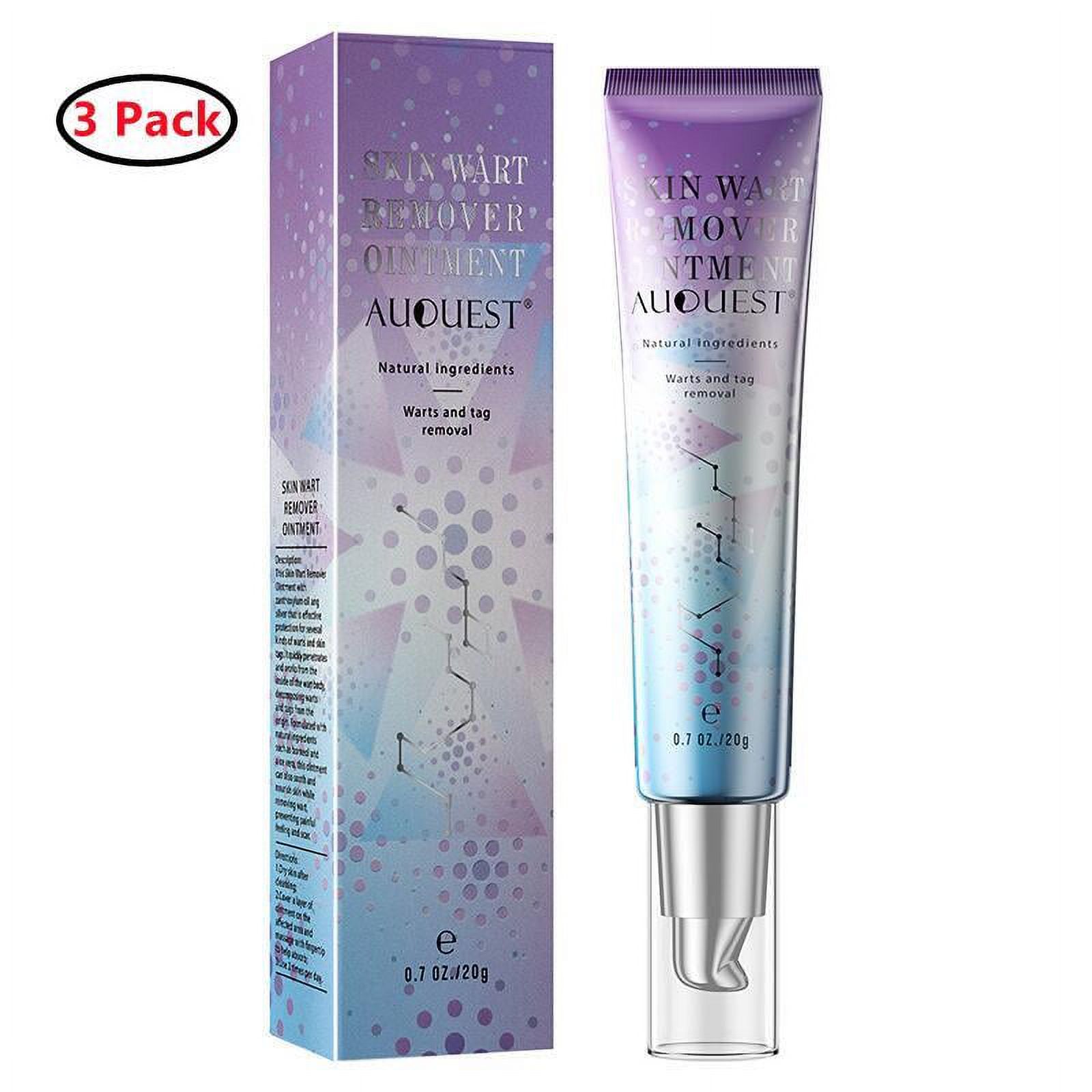 3 Pack Wart Remover All Natural Pain Free Salicylic Acid Free