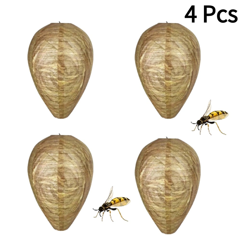 3 Pack Wasp Nest Decoy, Upgrade Hanging Lantern Waterproof Wasp