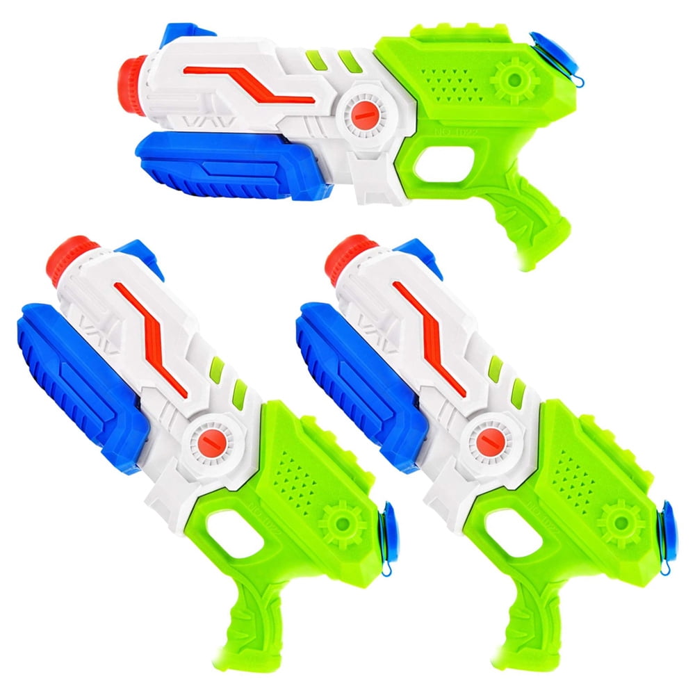 3 Pack Water Blaster Shoot Up to 36 Feet High Capacity Water Saoker Squirt Toy Water Fighting