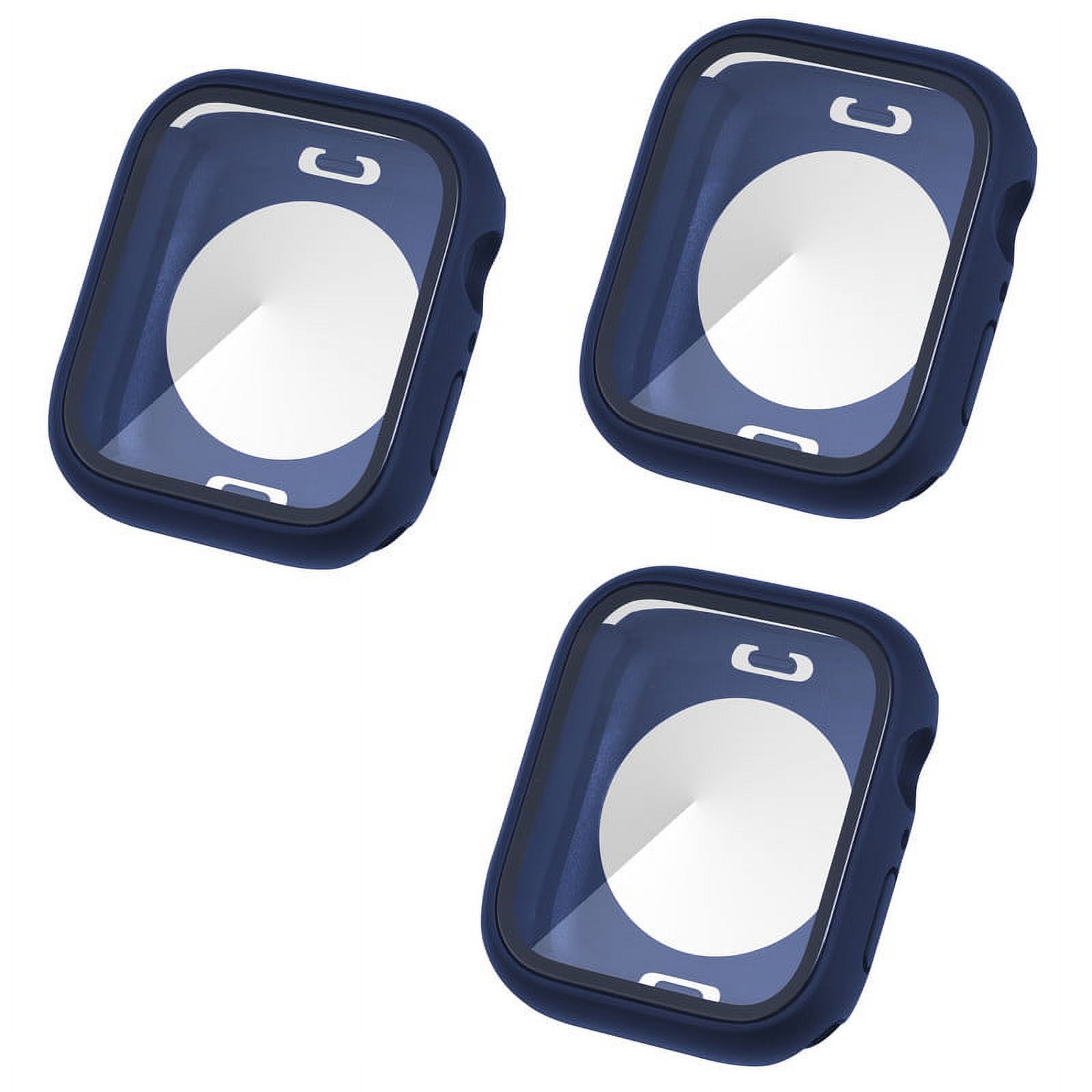 3 Pack Waterproof Apple Watch Case for SE/Series 6 5 4 Screen Protector
