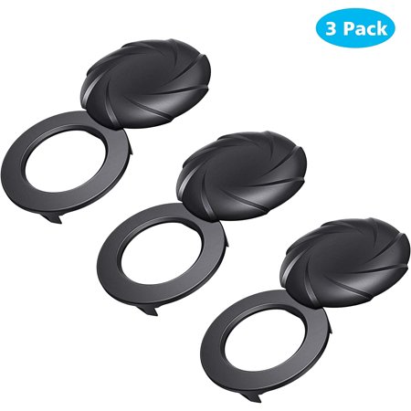 [3 Pack] Webcam Covers, Webcam Privacy Shutter Lens Cap Hood Covers for Webcam C920 & C930e, Black