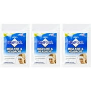 3 Pack Well Patch Cooling Headache Pads Migraine 4 in A box Lasts up to 8 hours
