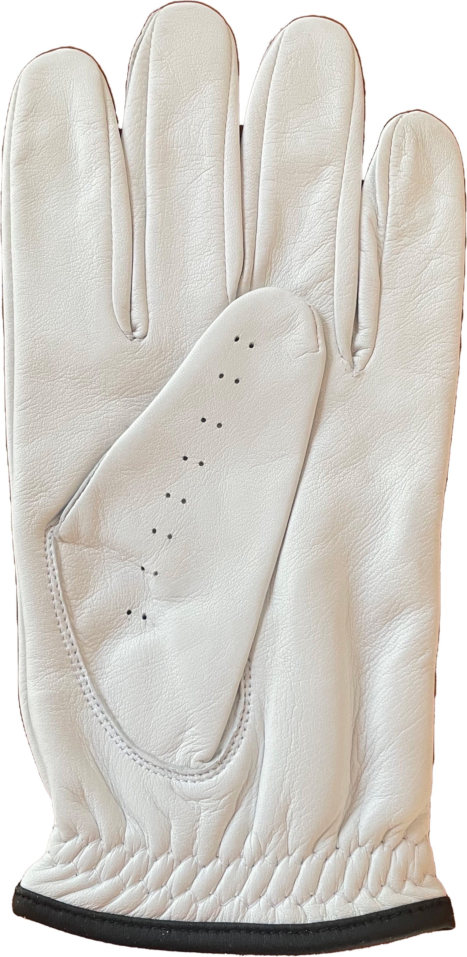 3 Pack White Men's RH Cabrera Leather Golf Glove