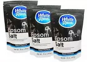 3 Pack White Rain Epsom Salt Sport Formula Soothing Relief for Aches 1 Pound