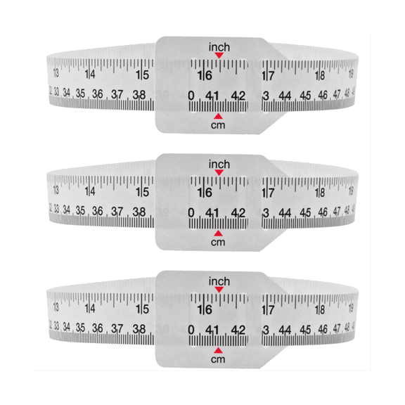 3-Pack Width Measurer to Measure Circumference of Cups, Mugs, Glass Jars and Drinking Glasses Maker