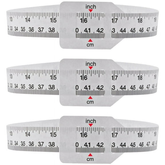 3-Pack Width Measurer to Measure Circumference of Cups, Mugs, Glass Jars and Drinking Glasses DIY Crafts