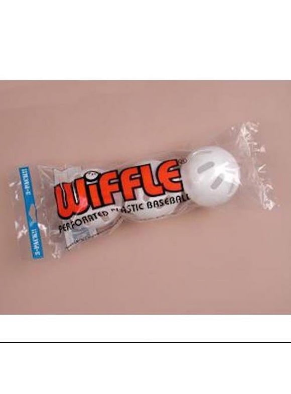 Lot D'une Douzaine De Balles Wiffle® Officielles Pour L'entraînement Au Baseball – Blanches, En Plastique, Pour Enfants