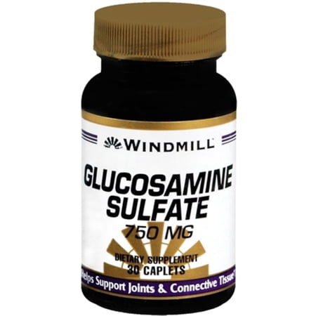 3 Pack - Windmill Glucosamine Sulfate 750 mg Caplets 30 Caplets