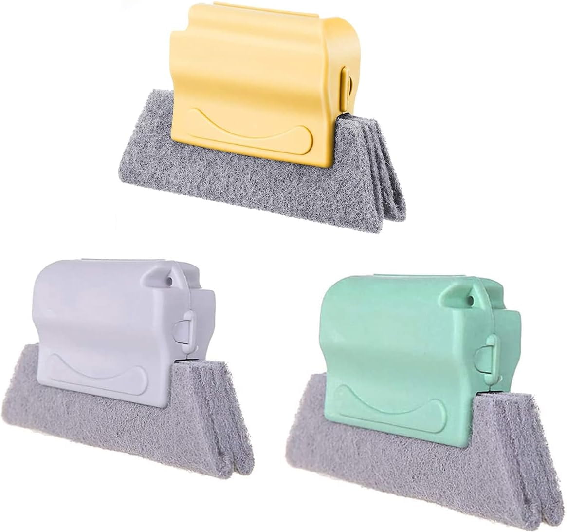 3 Pack Window Groove Cleaning Brush Handheld, Creative Window Track Gap